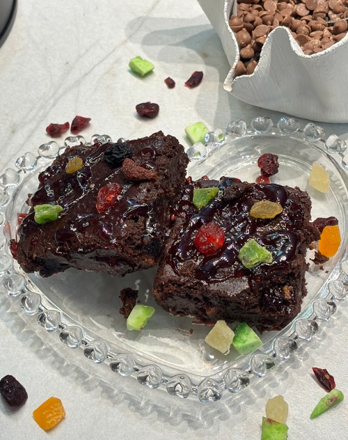 Mixed Berry Jam Brownie